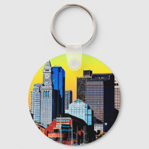 Chaveiro A Casa Personalizada Boston USA Poster