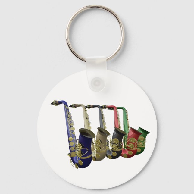 Chaveiro A Chave Para Um Bom Discernimento De Música Saxofo (Frente)