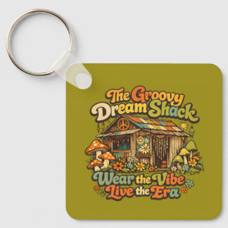 Chaveiro A Chave Quadrada Groovy Dream Shack