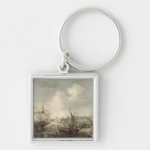 Chaveiro A chegada de Fredrick V em Vlissingen em 1613 (o