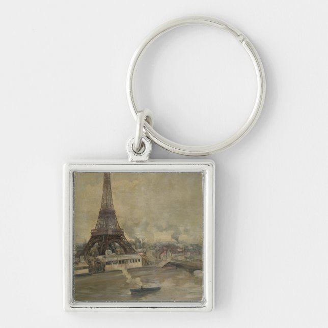 Chaveiro A construção da torre Eiffel (Frente)