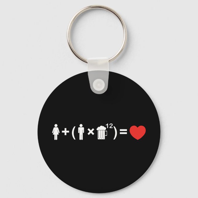 Chaveiro A Equação do Amor para os Homens (Frente)