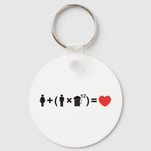 Chaveiro A Equação do Amor para os Homens