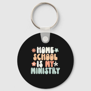 Chaveiro A escola em casa é ministério mãe de homeschool cr