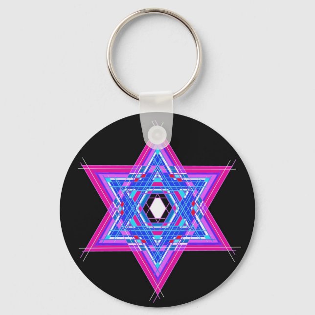 Chaveiro A Estrela de Davi (Frente)
