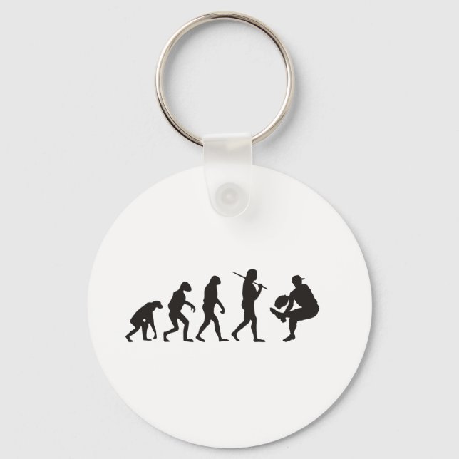 Chaveiro A Evolução Do Baseball Pitcher (Frente)