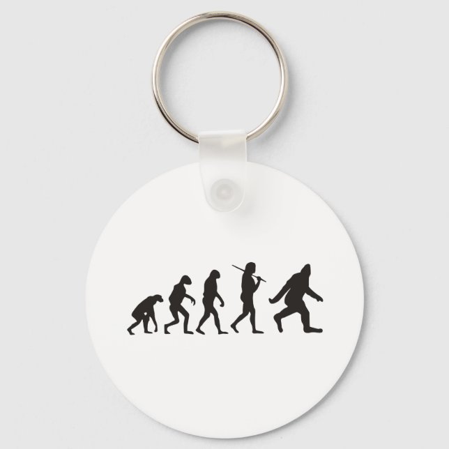 Chaveiro A Evolução Do Pé Grande (Frente)
