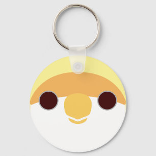 Chaveiro A face de um pombinho com cara de pêssego