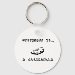 Chaveiro A felicidade é um Quesadilla