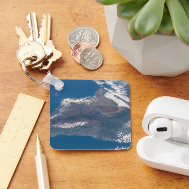 Chaveiro A Grande Ilha Do Havaí E Suas Montanhas (Mesa)