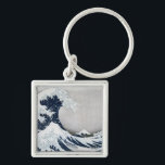 Chaveiro A grande onda fora de Kanagawa<br><div class="desc">A grande onda de Kanagawa,  da série "36 vistas de Monte Fuji" | pelo lugar da arte de Katsushika Hokusai |: Musee Claude Monet,  Giverny,  número de coleção japonês da imagem do artista | de France |: XIR253109</div>