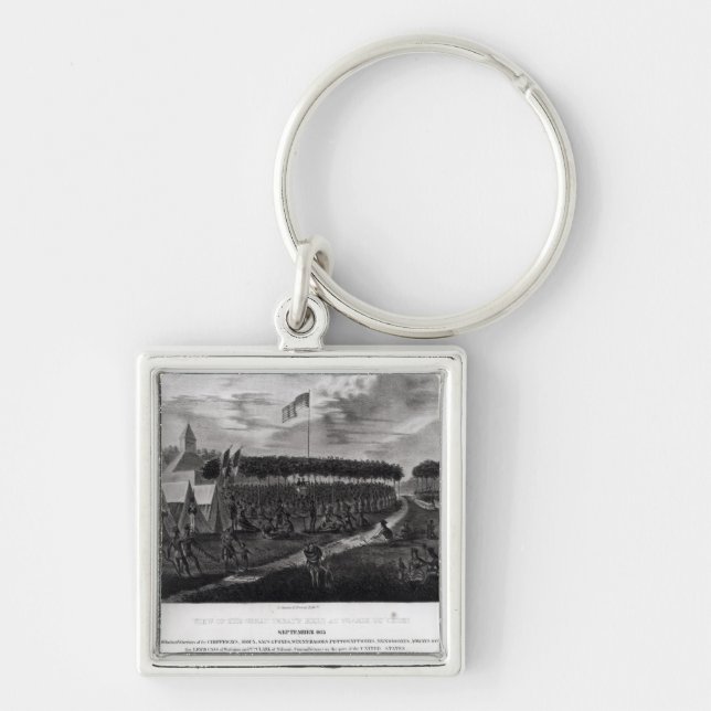 Chaveiro A ideia do grande Tratado guardarou na pradaria du (Frente)