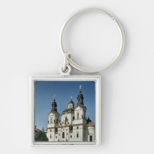 Chaveiro A igreja de São Nicolau, construída 1703-61 (Frente)
