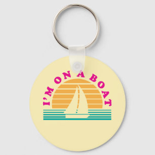 Chaveiro A Ilha Solitário De Um Barco
