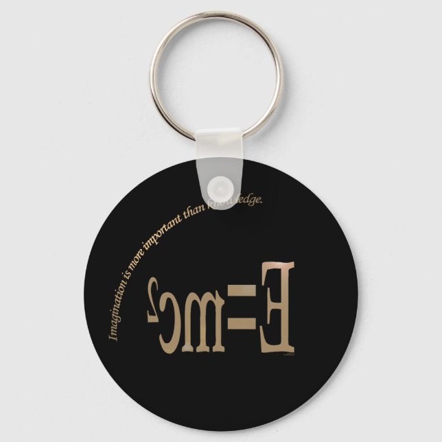 Chaveiro A Imaginação É Mais Importante Do Que A KnowledKey (Frente)