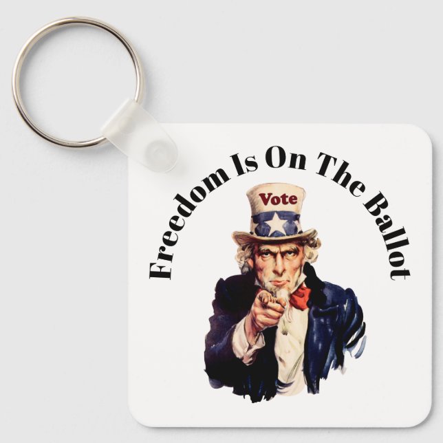 Chaveiro A Liberdade Está No Balanço De 2026 (Frente)