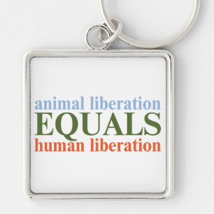 Chaveiro A libertação animal iguala a libertação humana