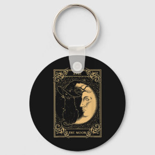 Chaveiro A Lua Tarot Xvii Inspirou A Bruxa Negra Hat