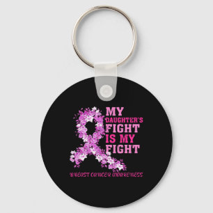 Chaveiro A Luta da Minha Filha É O Meu Cancer De Luta