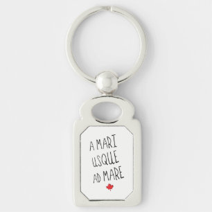 Chaveiro A Mari Usque Ad Mare Keyring, Motto Canadense