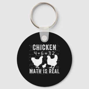 Chaveiro A Matemática das Galinhas é Real, Amante de Galinh