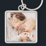 Chaveiro A melhor avó do mundo desde 20XX Foto simples em c<br><div class="desc">Esta design simples e moderna é composta por tipografia serif e cursiva e adiciona uma foto personalizada</div>