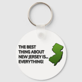Chaveiro A melhor coisa sobre Nova Jersey é... tudo!