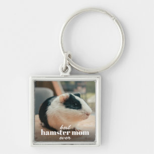 Chaveiro A Melhor Mãe De Hamster Alguma Vez Personalizada F
