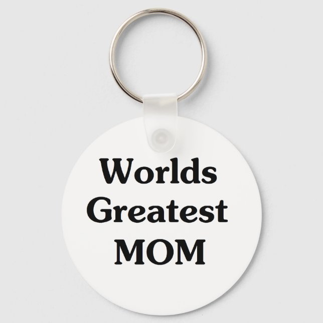 Chaveiro A melhor mãe do mundo (Frente)