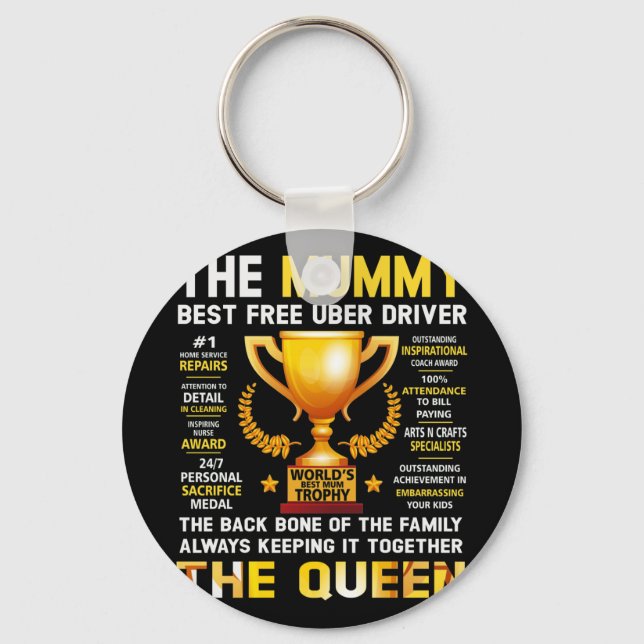 Chaveiro A múmia O Troféu Rainha (Frente)