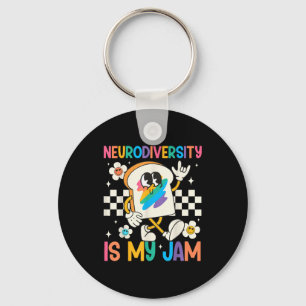 Chaveiro A neurodiversidade é inclusão de autismo consciênc