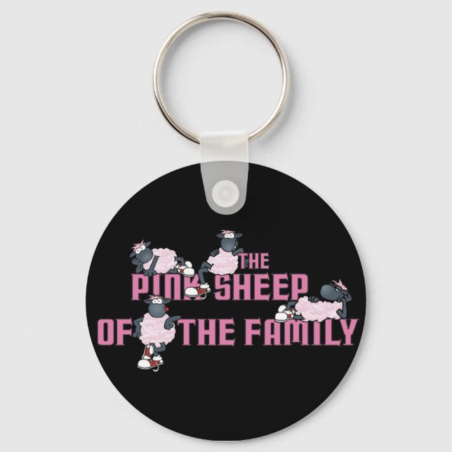 Chaveiro A ovelha rosa da família (Frente)