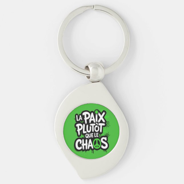 Chaveiro A paz é uma escolha (Frente)
