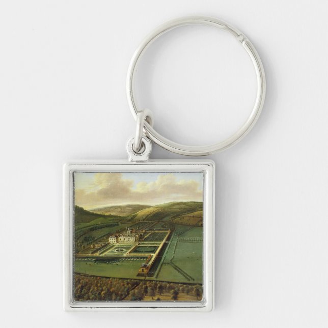 Chaveiro A perspectiva do sudeste do Hampton Court, (Frente)