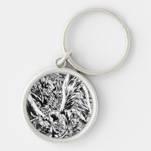 Chaveiro A pintura a mais preta do grupo da noite - preto e