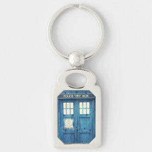 Chaveiro A polícia do vintage telefona à caixa de chamada