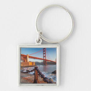 Chaveiro A Ponte Golden Gate a partir de Fort Point