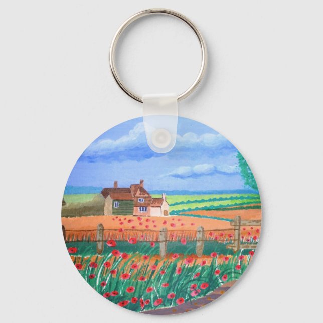 Chaveiro A Poppy Field (Frente)