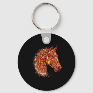 Chaveiro A queda da face do cavalo deixa o dia de Ação de G