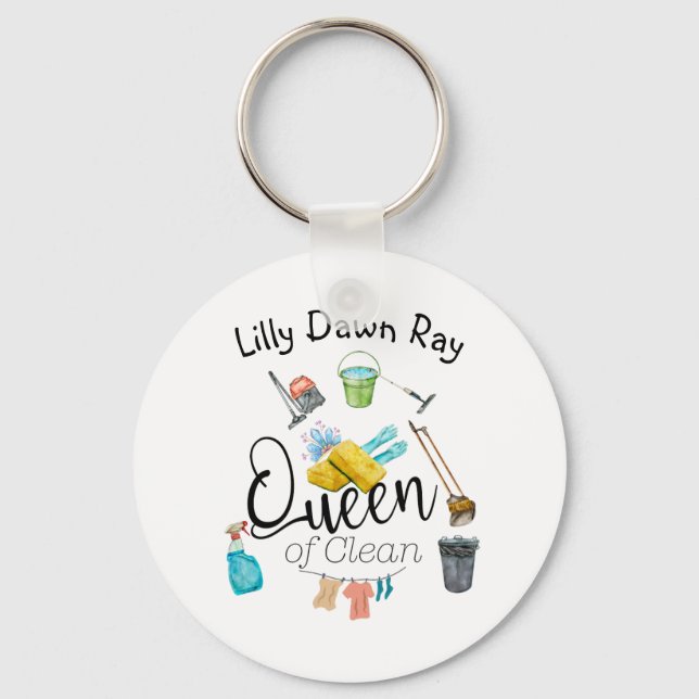 Chaveiro A Rainha do Limpo (Frente)