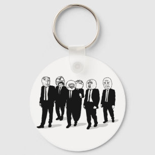 Chaveiro A raiva Meme cómico enfrenta o passeio. Mim Gusta