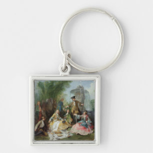 Chaveiro A refeição do partido da caça, C. 1737