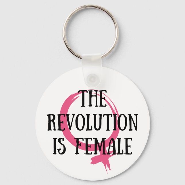Chaveiro A Revolução é Mulher (Frente)
