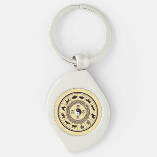 Chaveiro A Roda Zodiac Tai Chi