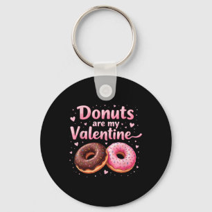 Chaveiro A Rosquinha Coração Bonita Com Rosquinhas De Glacé