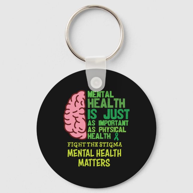 Chaveiro A Saúde É Tão Importante Quanto A Pró Mental Físic (Frente)