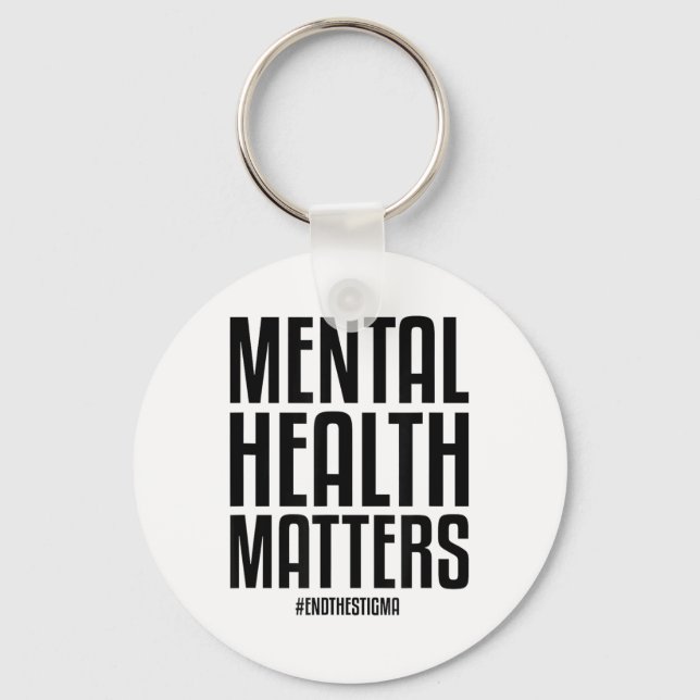 Chaveiro A Saúde Mental Termina O Stigma Mental Health Awar (Frente)