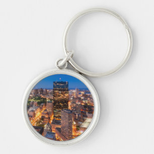 Chaveiro A skyline de Boston no crepúsculo