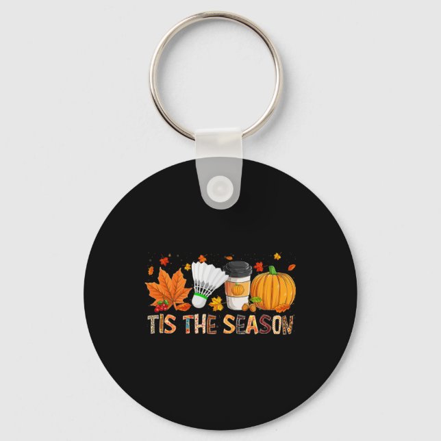 Chaveiro A temporada Leopard Pumpkin Bydminton Halloween Fa (Frente)