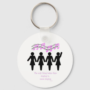 Chaveiro A única coisa melhor do que cantando